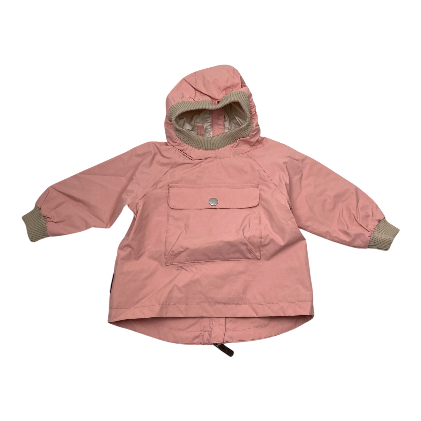 Mini A Ture baby vito spring anorak, hot pink | 74cm