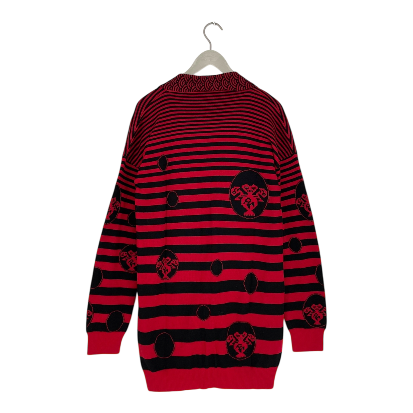KARINFRAIDENRAIJ victoria knitted cardigan, back/red | woman M