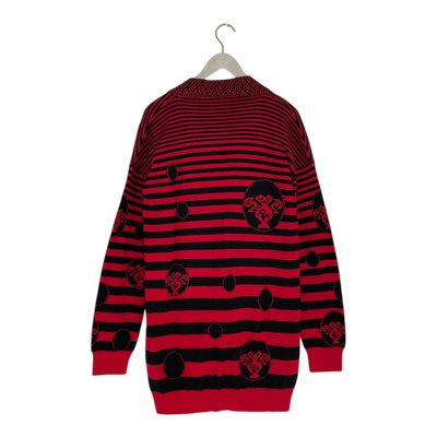 KARINFRAIDENRAIJ victoria knitted cardigan, back/red | woman M