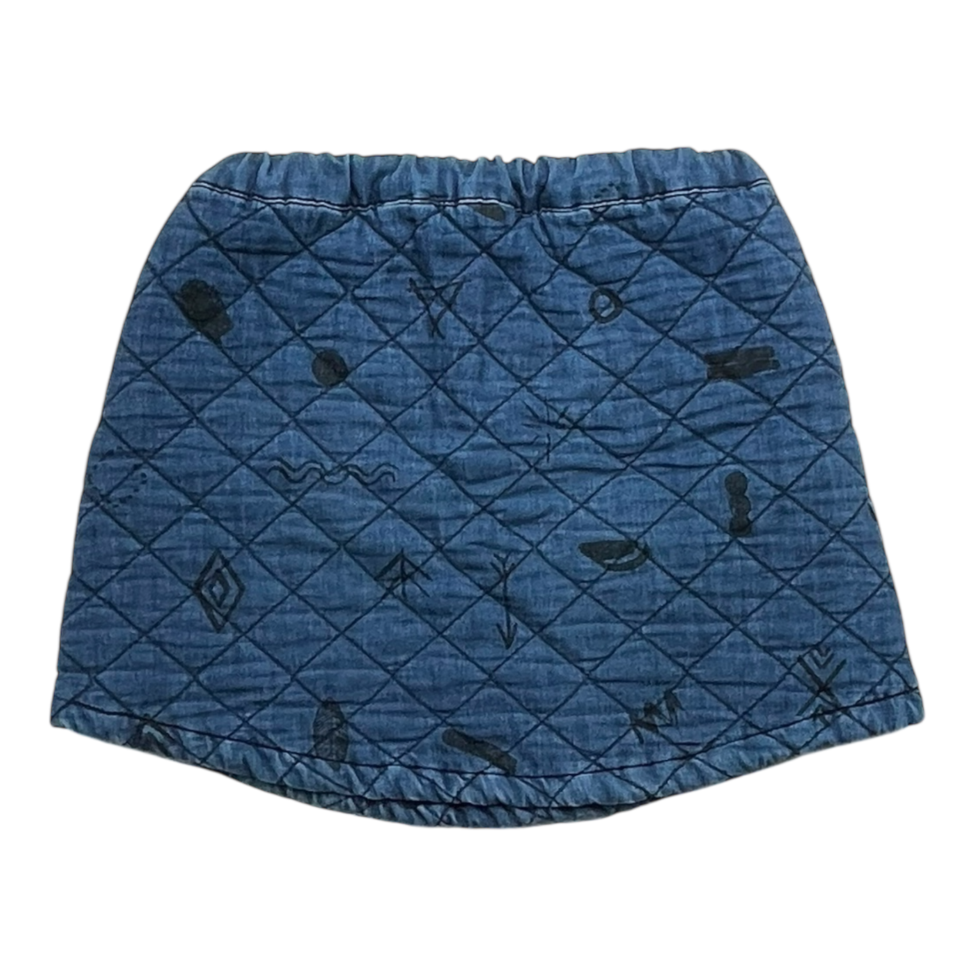 Bobo Choses denim skirt, blue | 6-7 Y