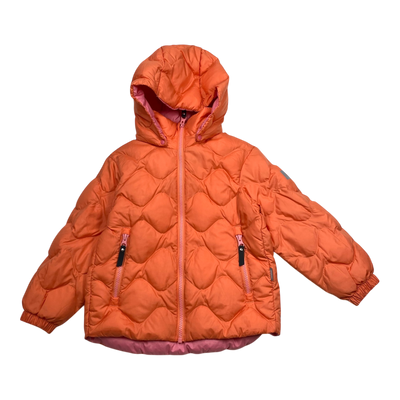Reima fossila down jacket, coral pink | 104cm