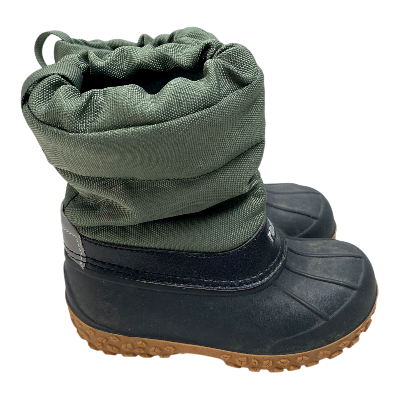 Reima loskari winter duck boots, green | 28