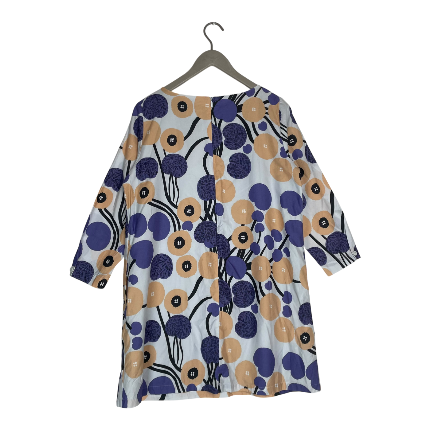 Marimekko vintage woven tunic dress, flowers | woman 40