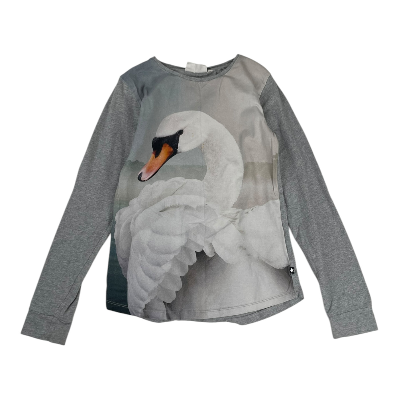 Molo shirt, swan | 152cm