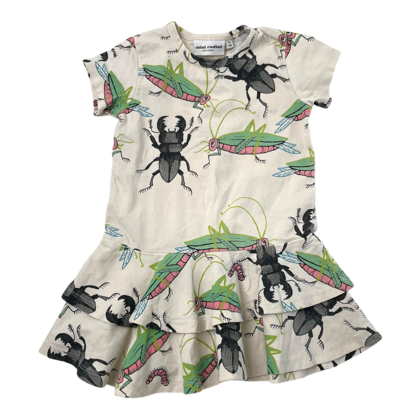 Mini Rodini dress, animals | 80/86cm