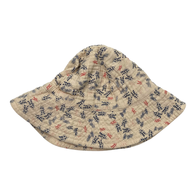 Konges Sløjd summer hat, flowers | 12-18m