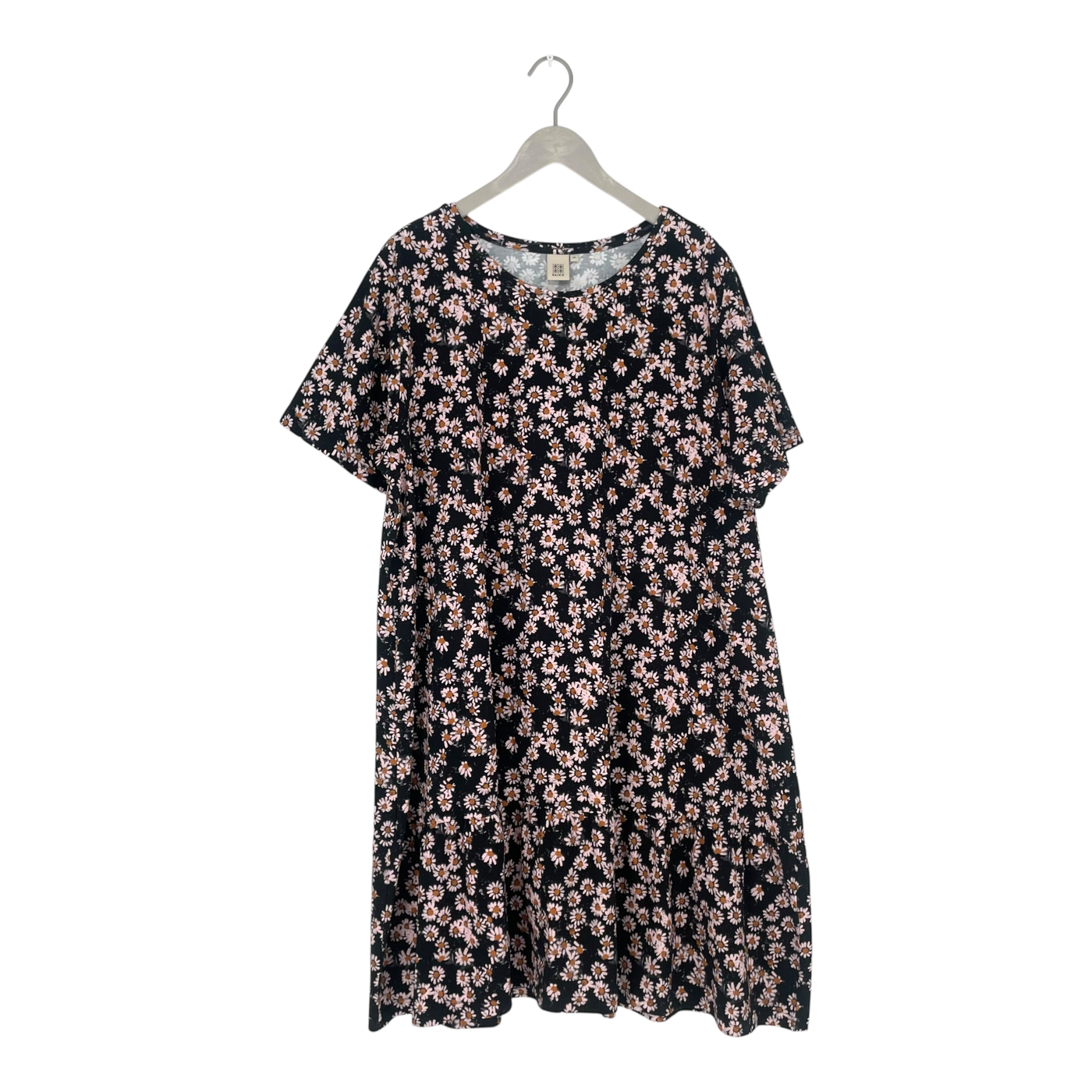 Kaiko ruffle t-shirt dress, daisy | woman XXL