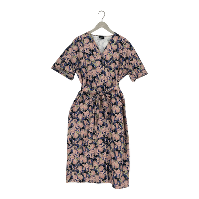 Aarre button dress, pink/royal blue | woman XL