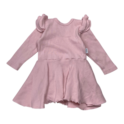 Gugguu rib dress body, pink | 56cm