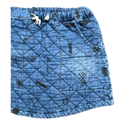 Bobo Choses denim skirt, blue | 6-7 Y