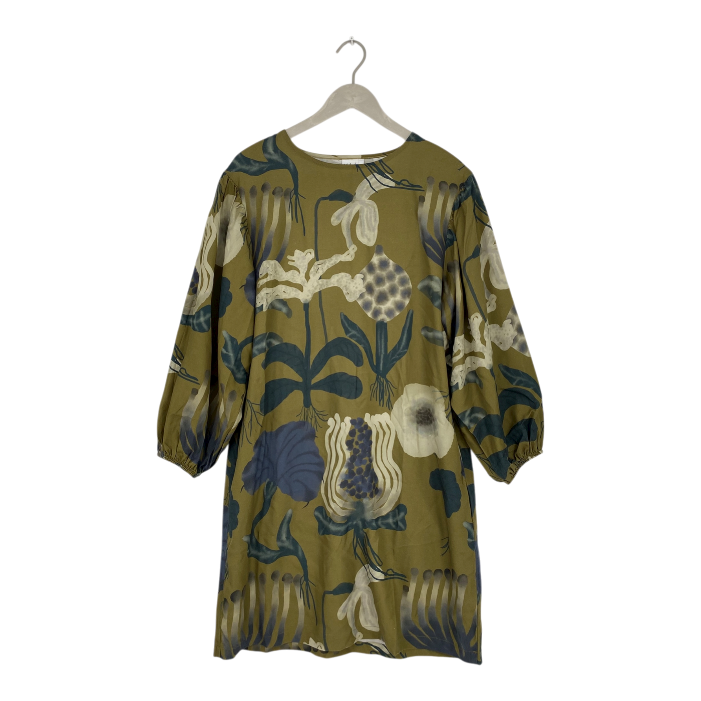 Mainio sea flowers tunic dress, green | woman S