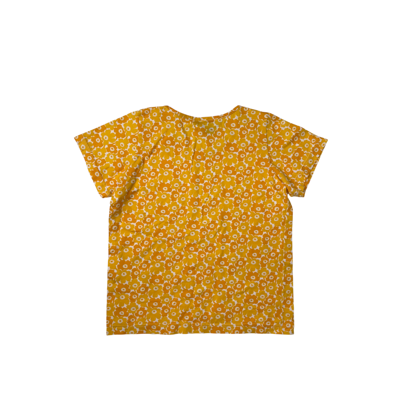 Marimekko t-shirt, yellow unikko | 120cm