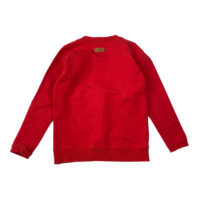 Metsola pocket sweatshirt, red | 110/116cm