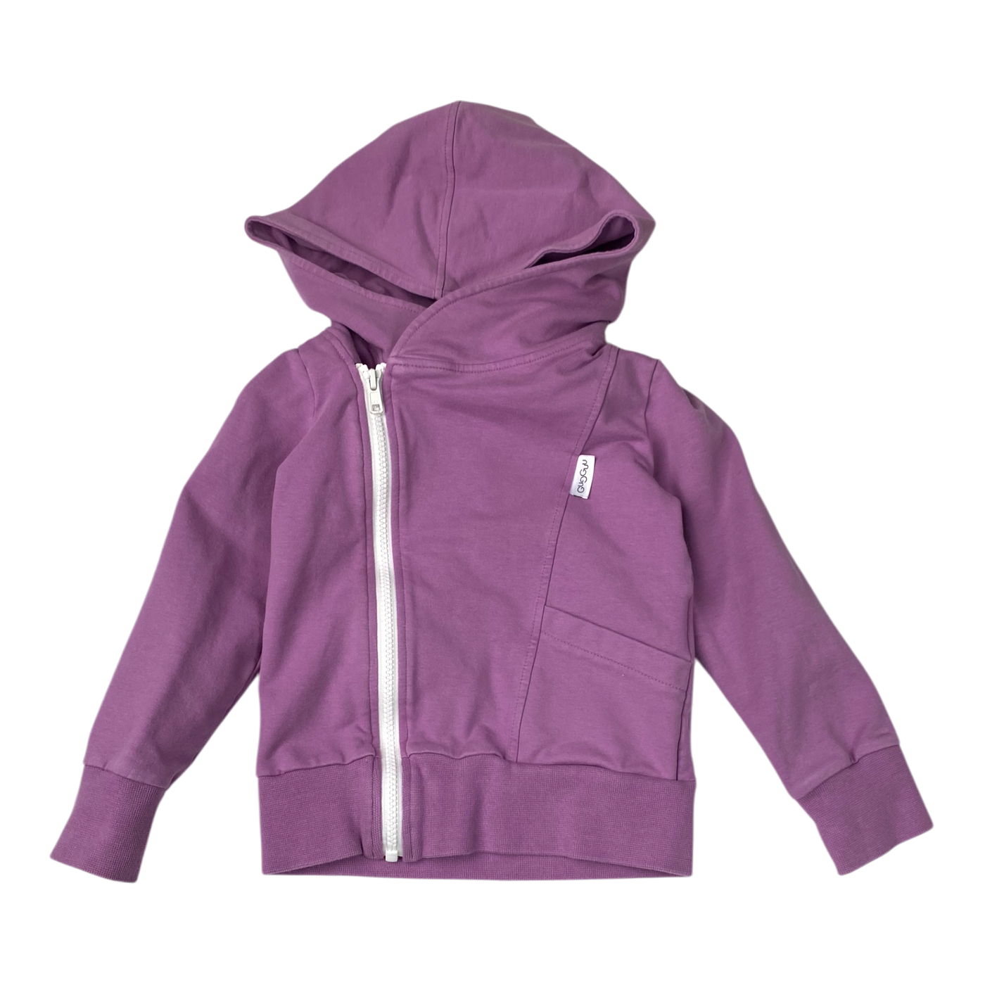 Gugguu zipper hoodie, lavender | 98cm