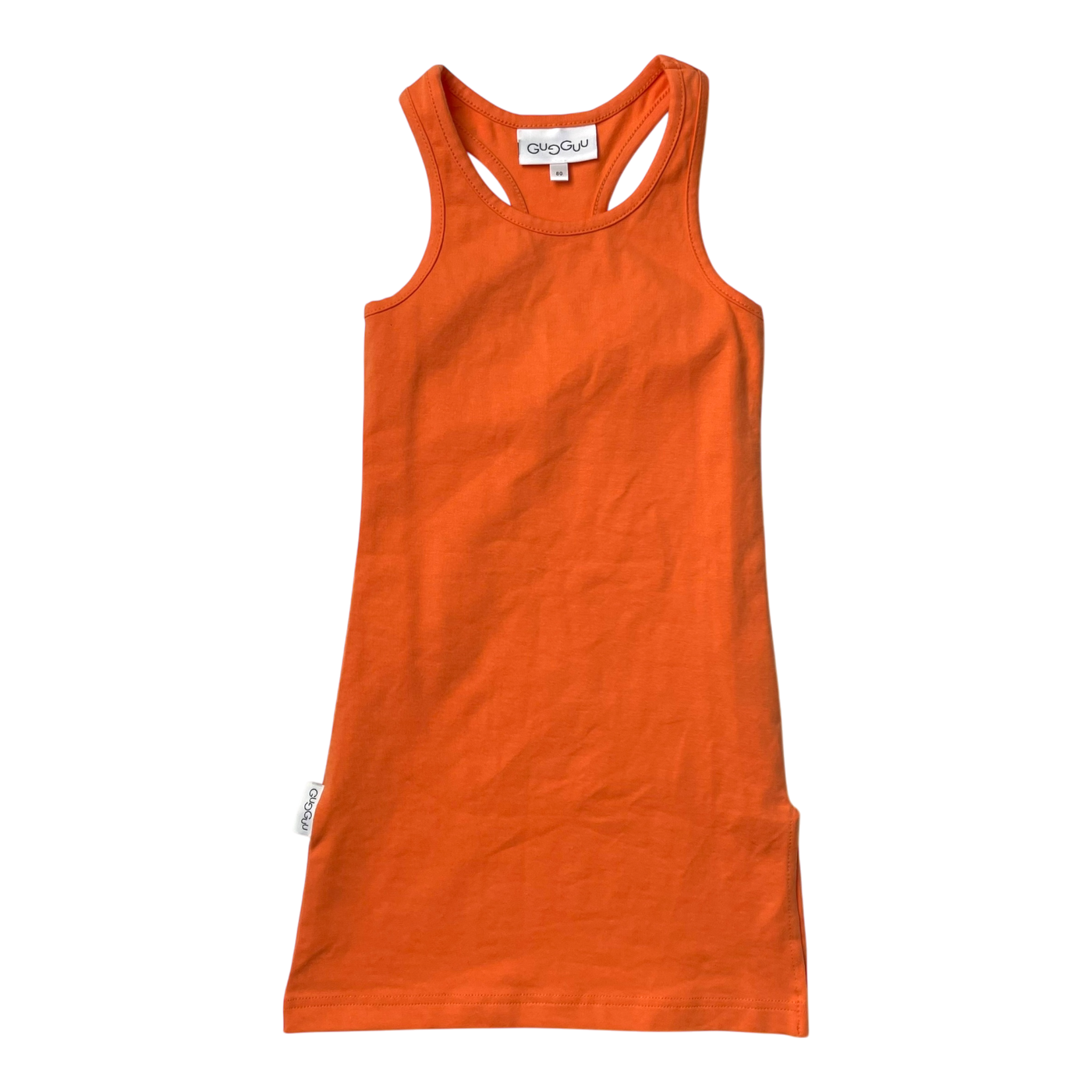 Gugguu tank dress, orange | 80cm