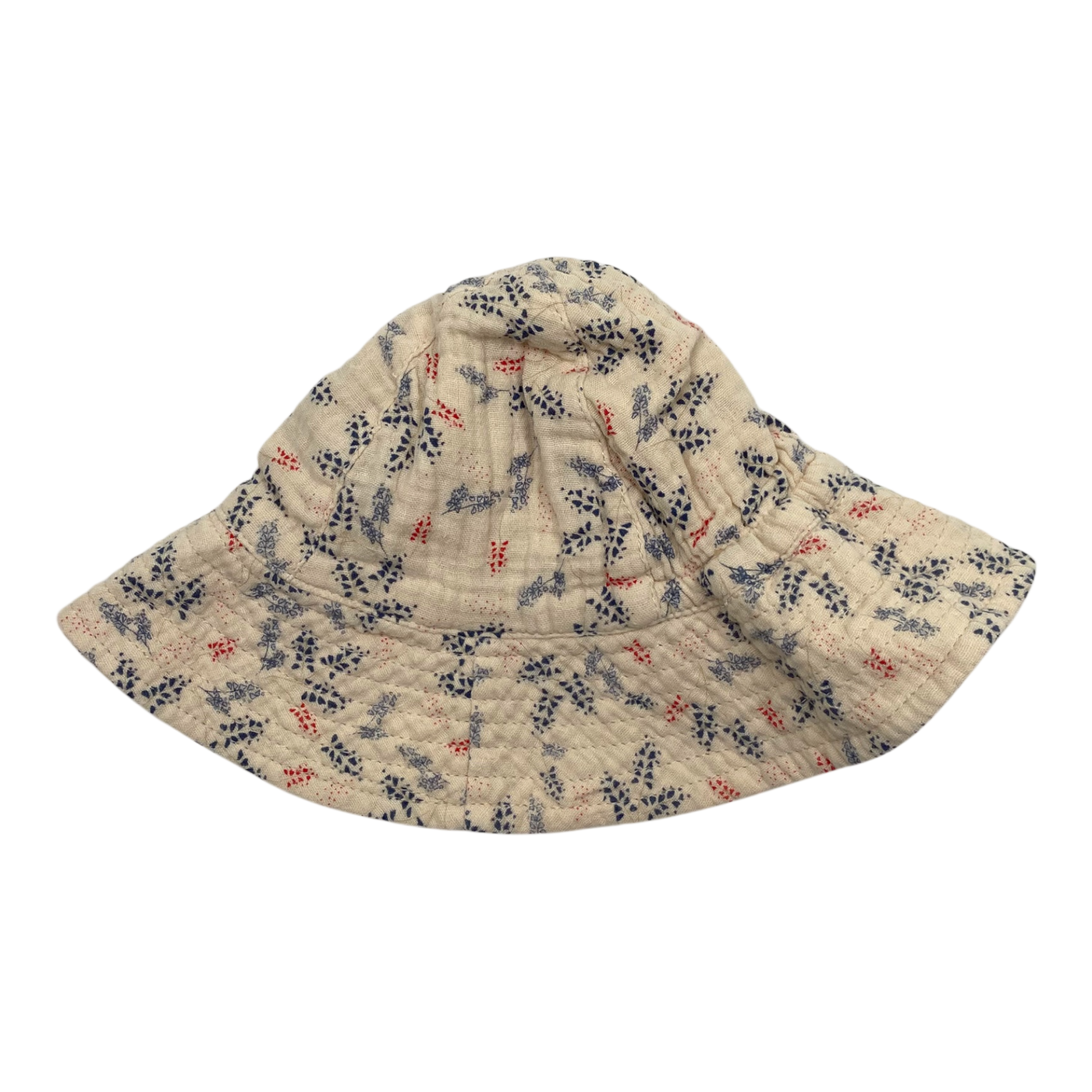 Konges Sløjd summer hat, flowers | 12-18m