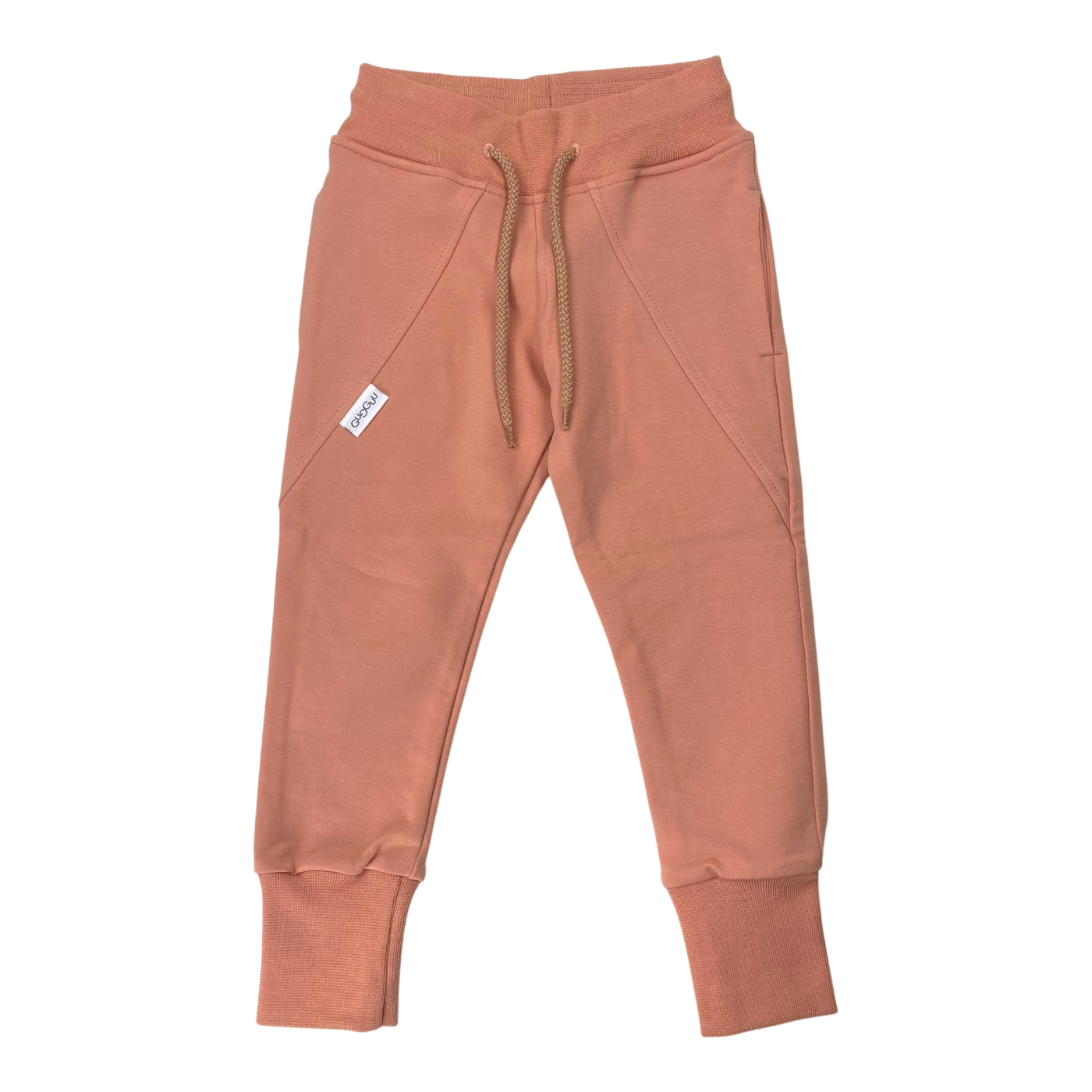 Gugguu sweatpants, peach gold | 92cm