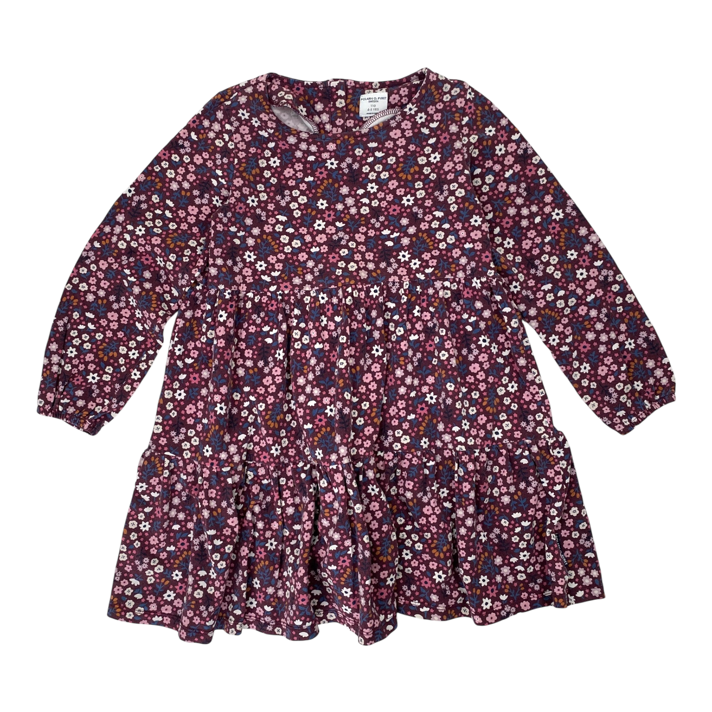 Polarn O. Pyret dress, flower | 110cm