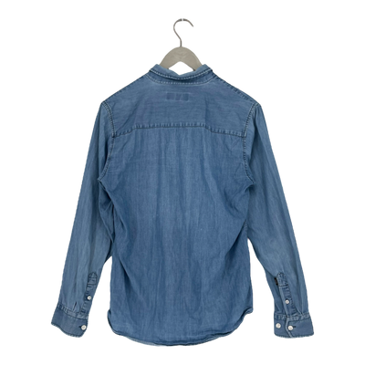 Makia buttoned shirt, denim | man M