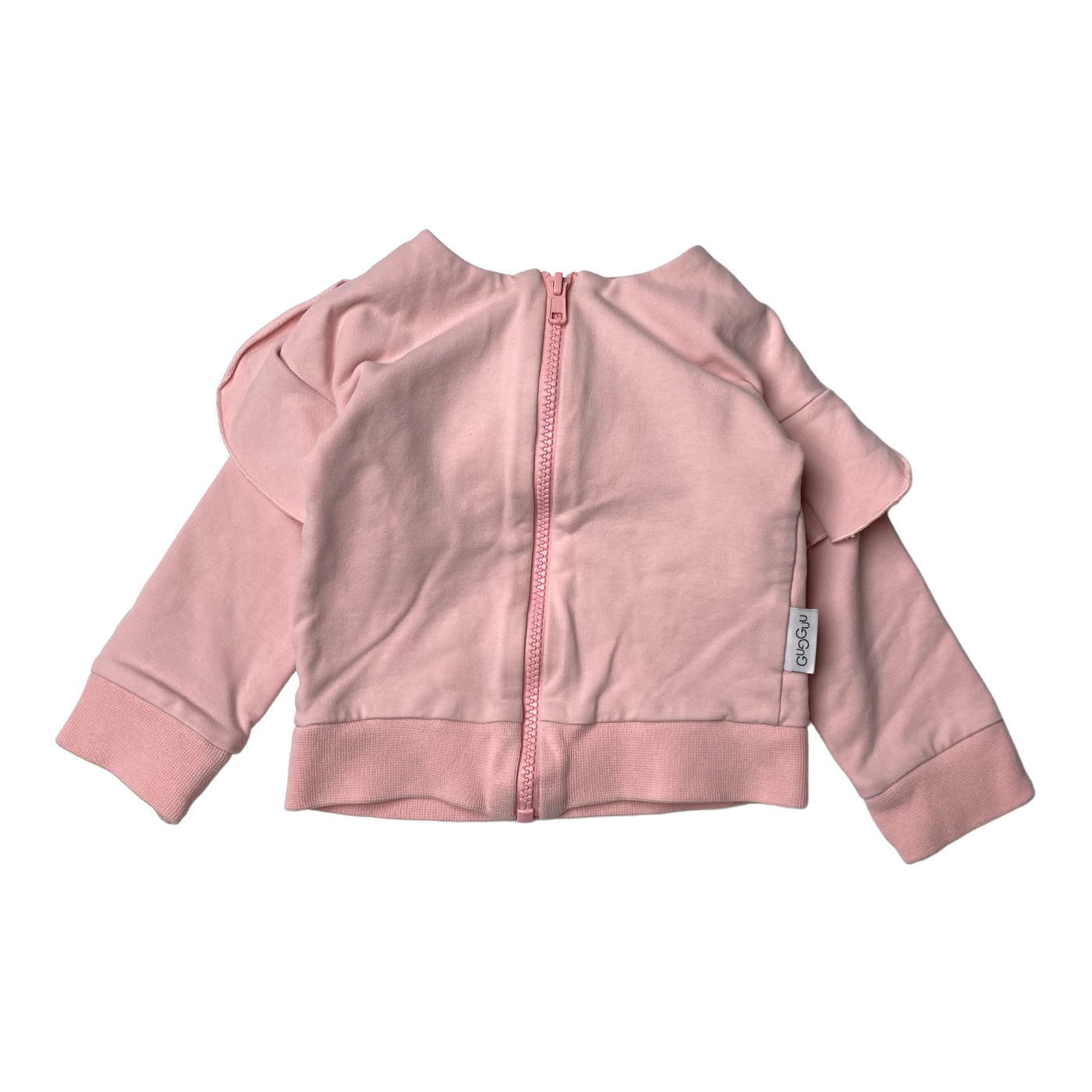 Gugguu zipper sweat jacket, pink | 80cm