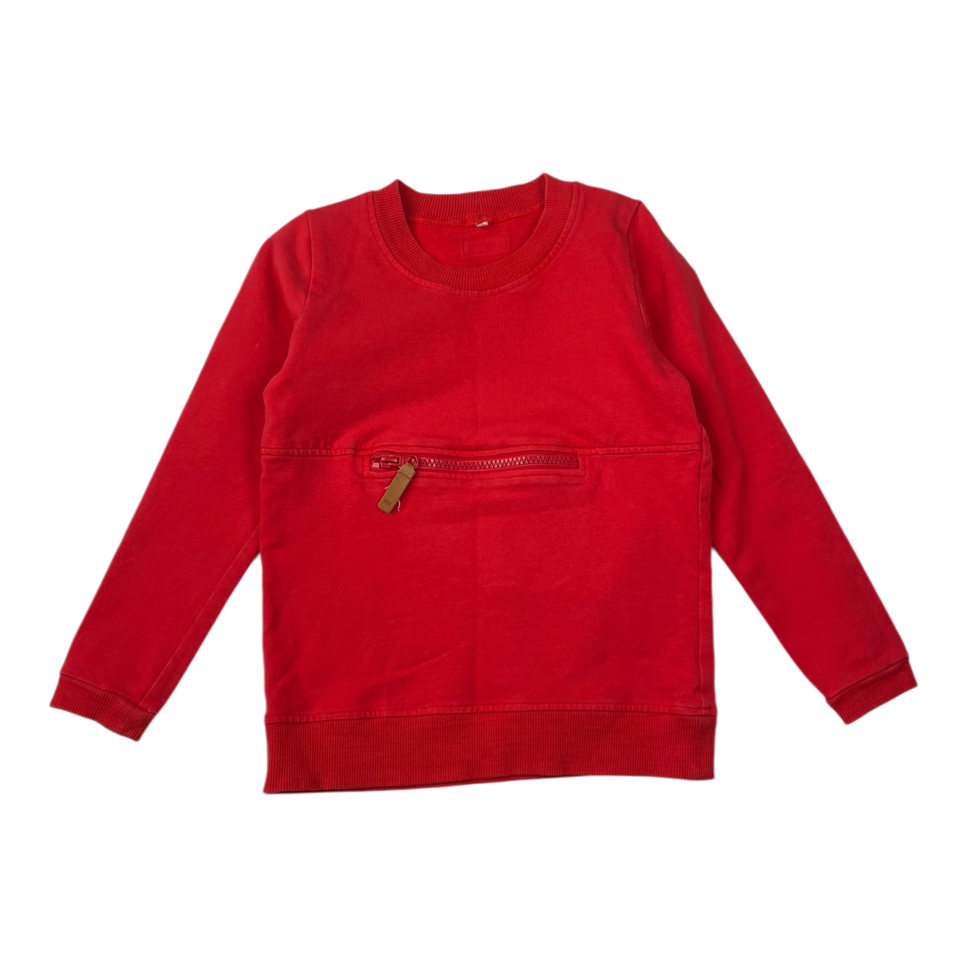 Metsola pocket sweatshirt, red | 110/116cm