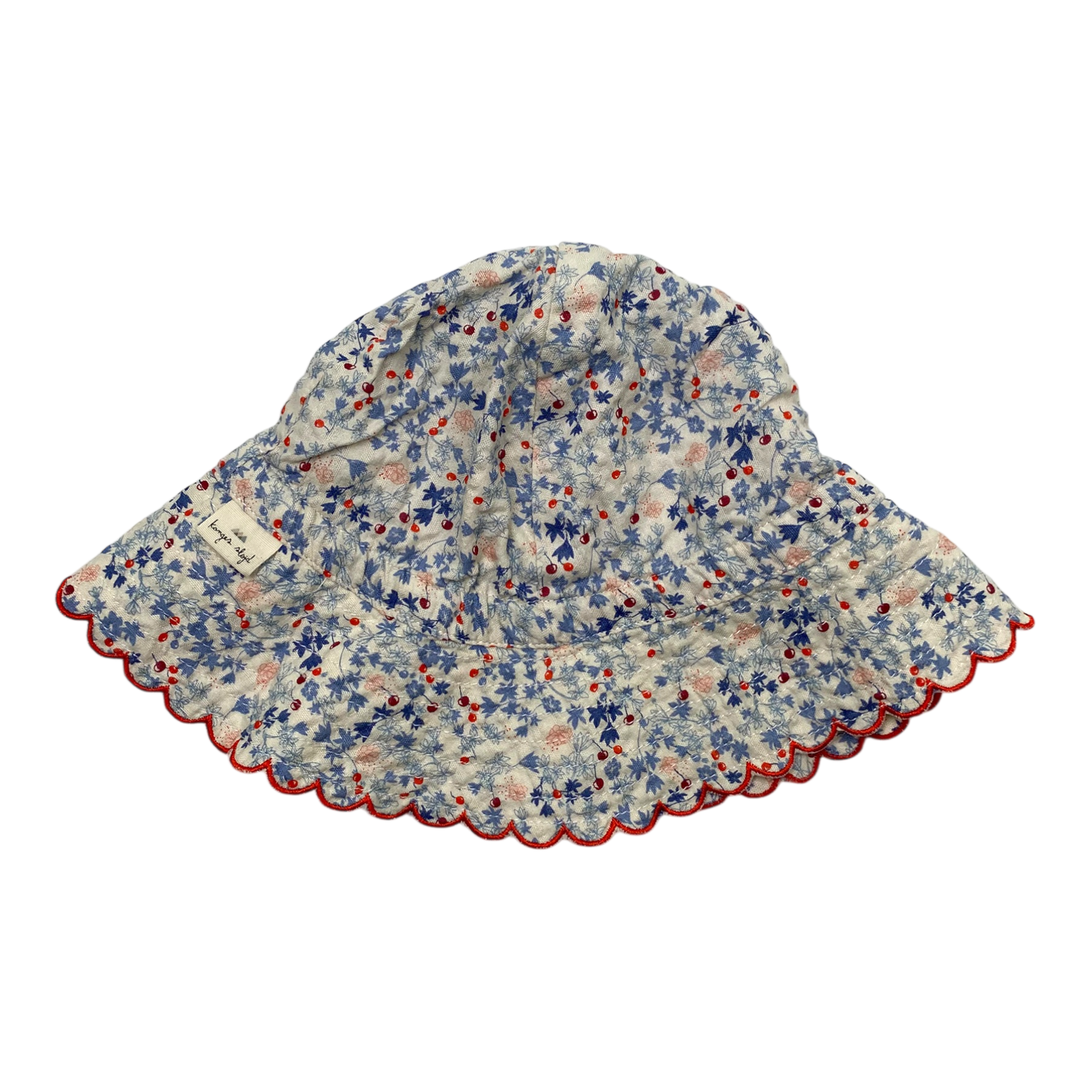 Konges Sløjd summer hat, cherries | 12-18m