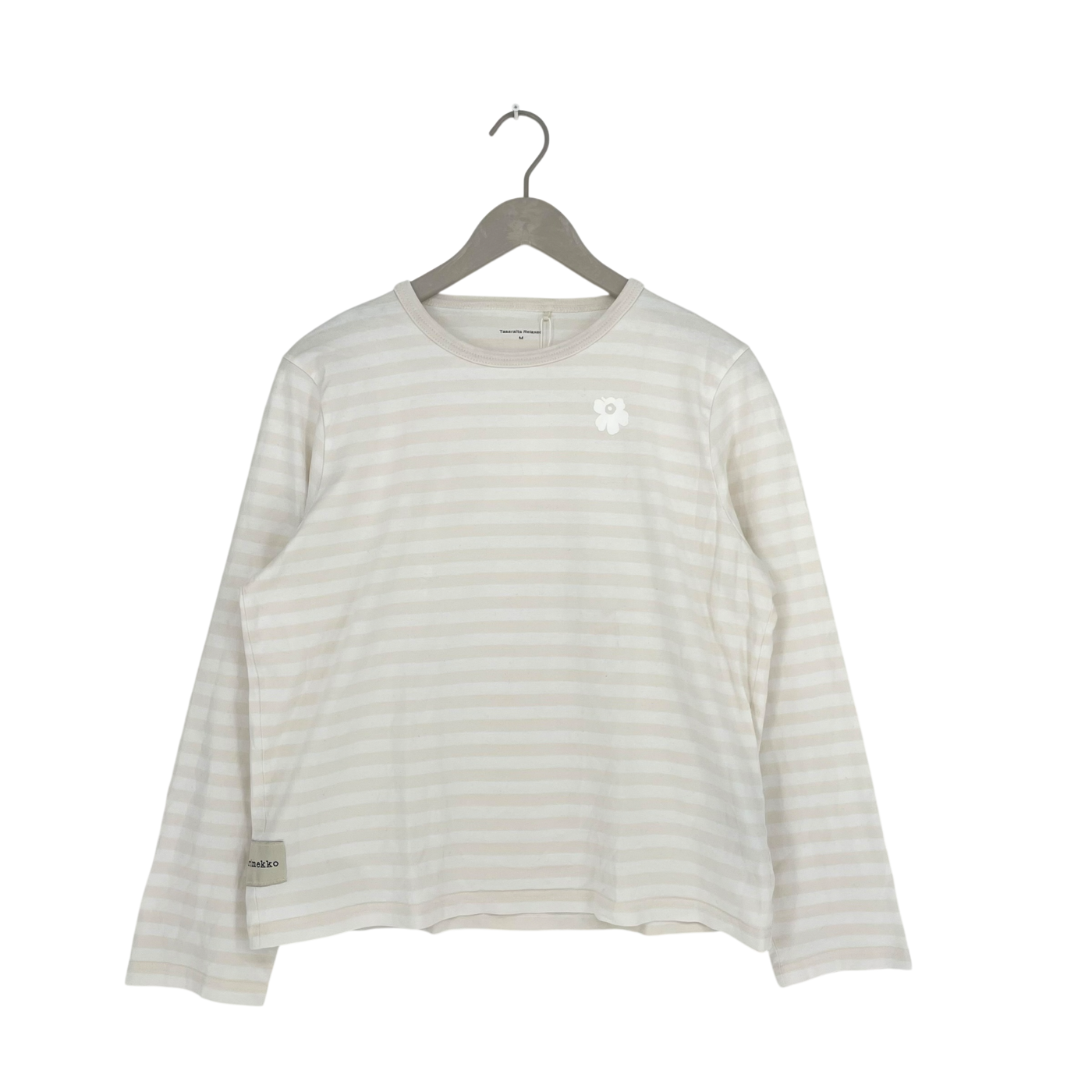 Marimekko stripe shirt, cream | woman M