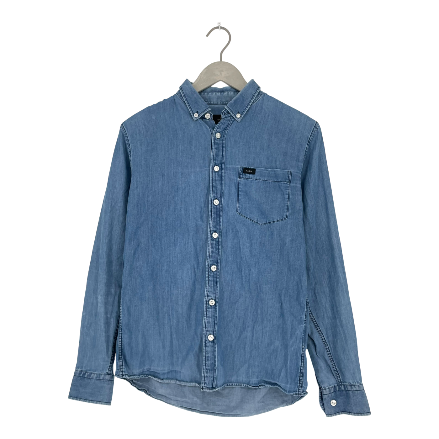 Makia buttoned shirt, denim | man M