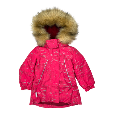 Reima siida winter jacket, pink | 92cm