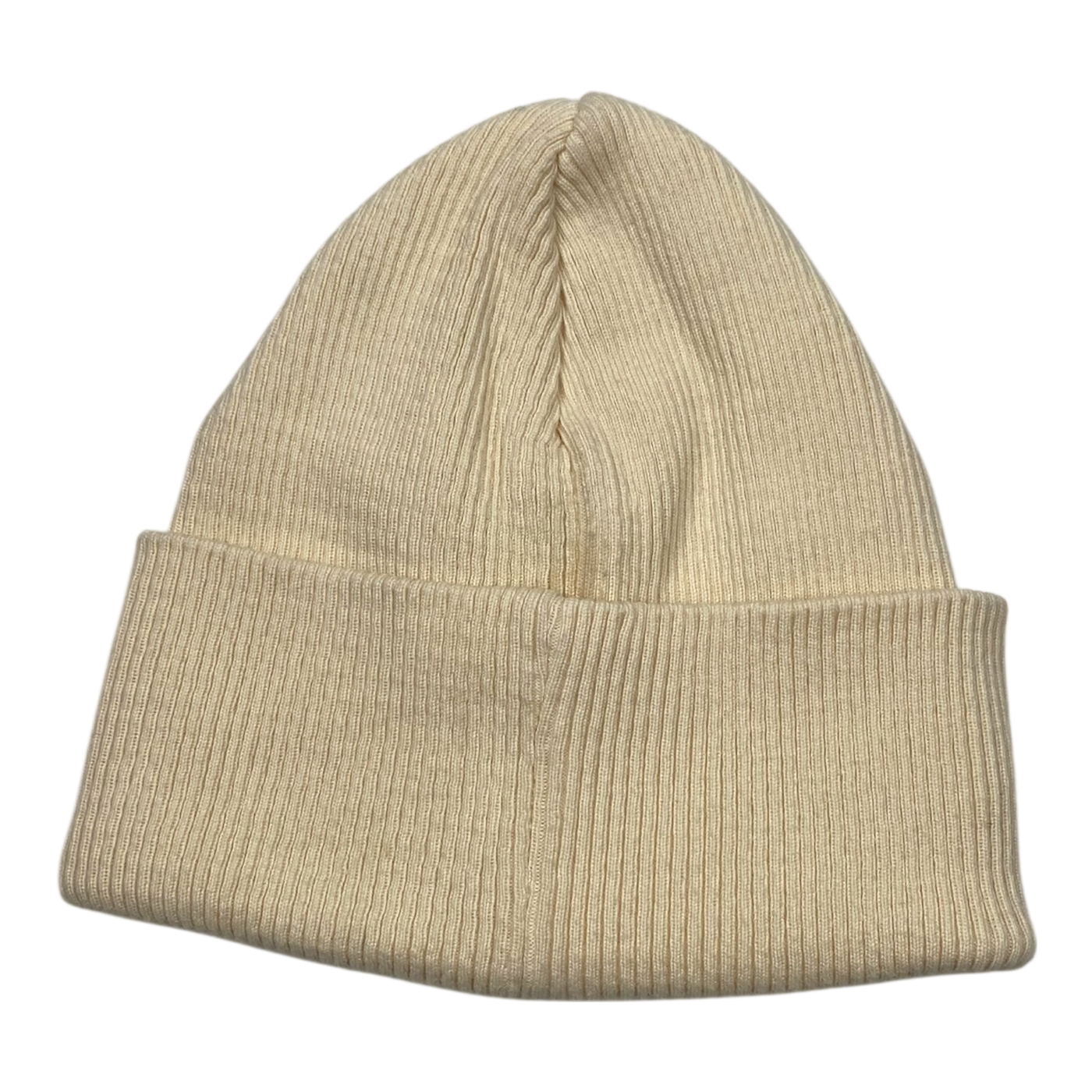 Mainio cotton rib beanie, light yellow | L/XL