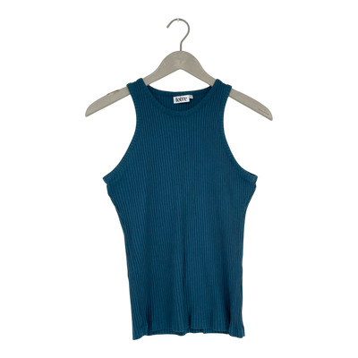 Toive rib top, teal | woman M