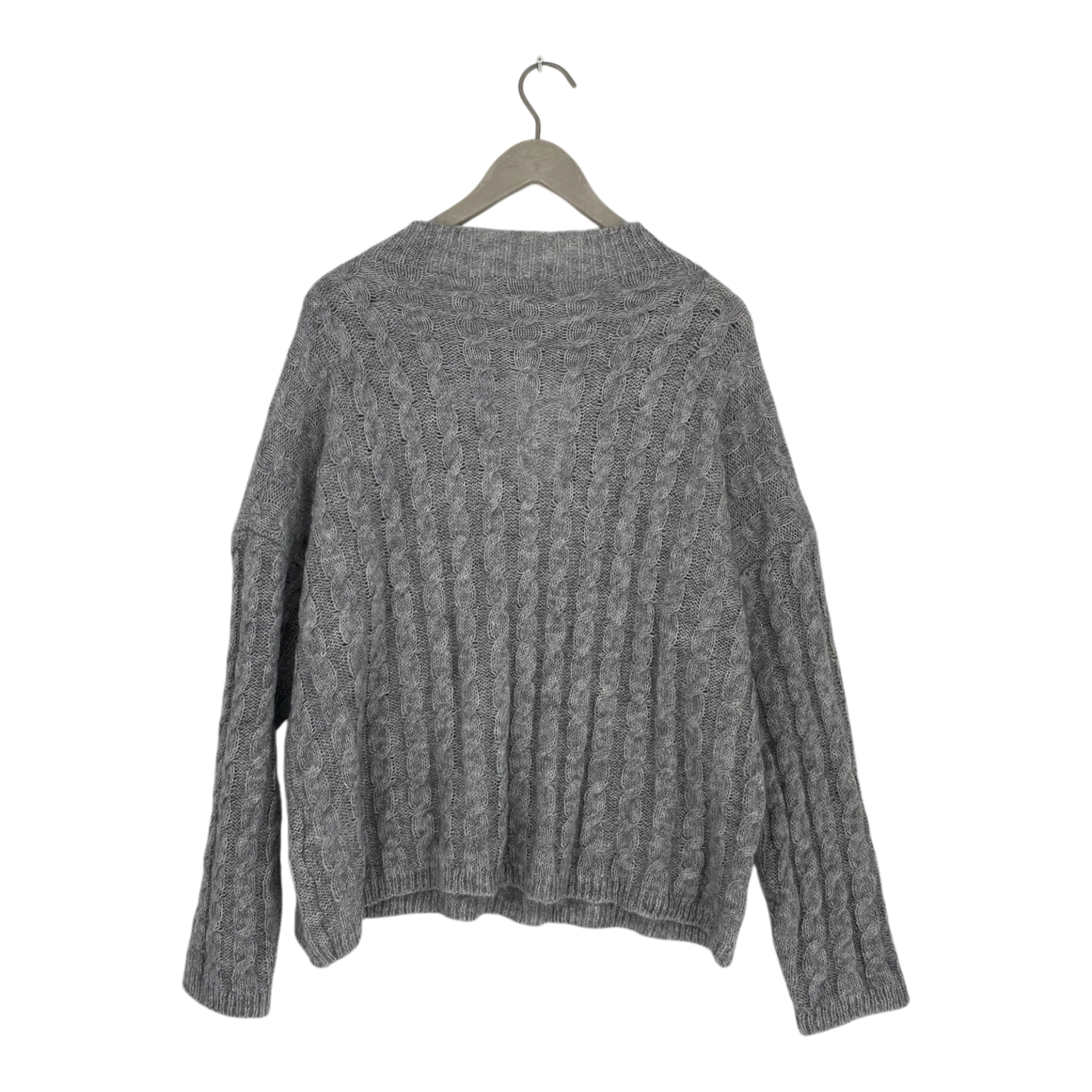 Bypias bohemiana knit sweater, grey | woman onesize