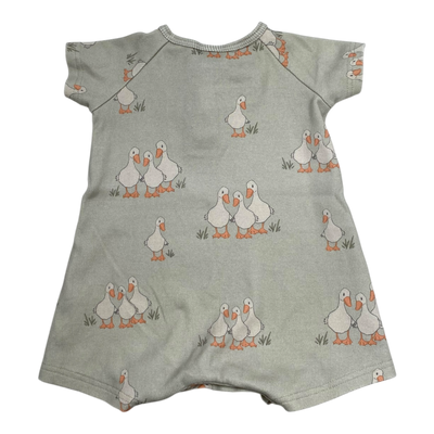 Metsola rib jumpsuit, duck | 62/68cm