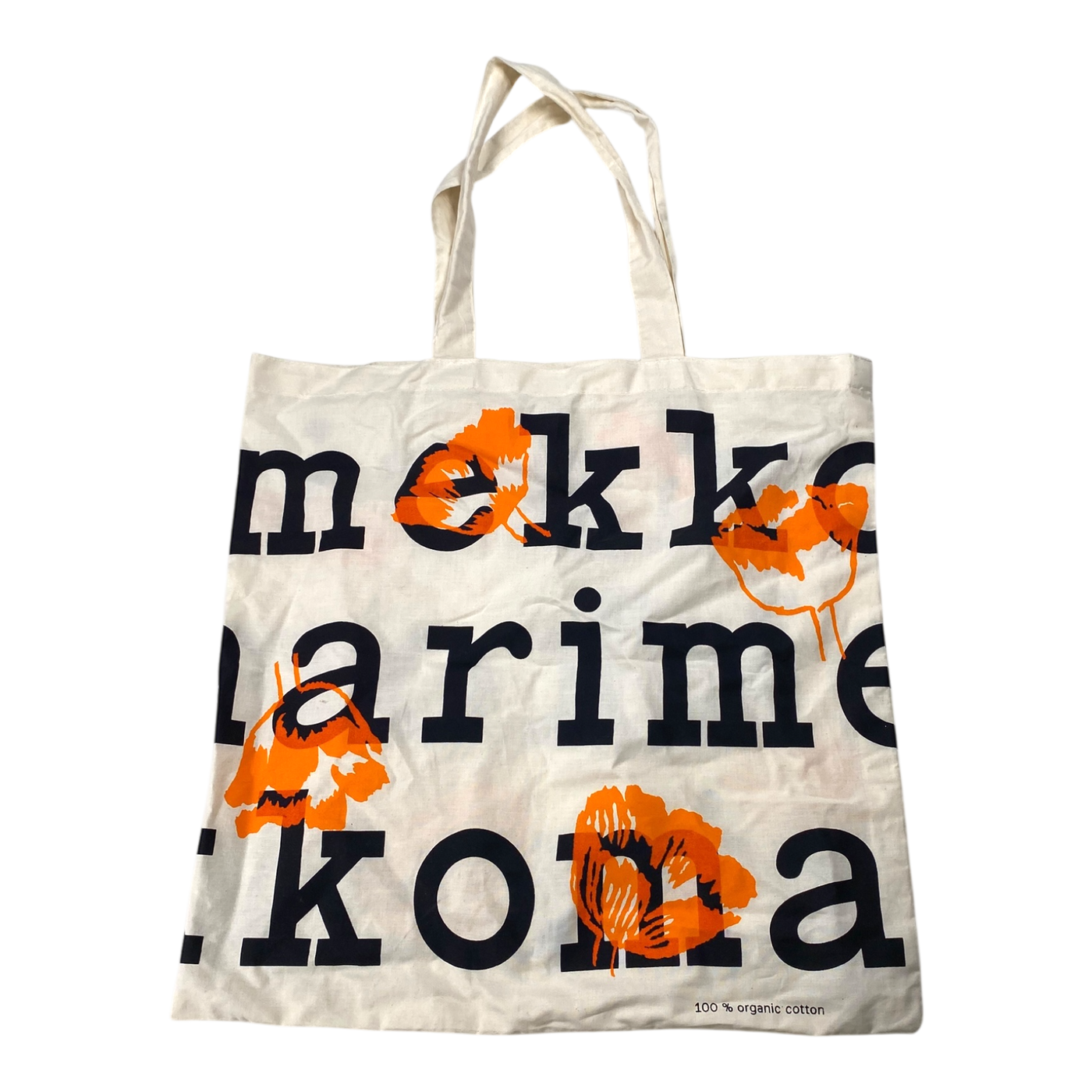 Marimekko logo bag, black & ivory | onesize
