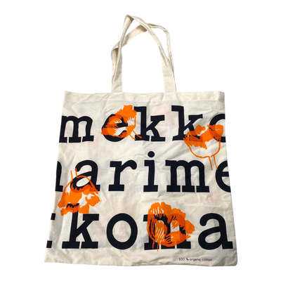 Marimekko logo bag, black & ivory | onesize