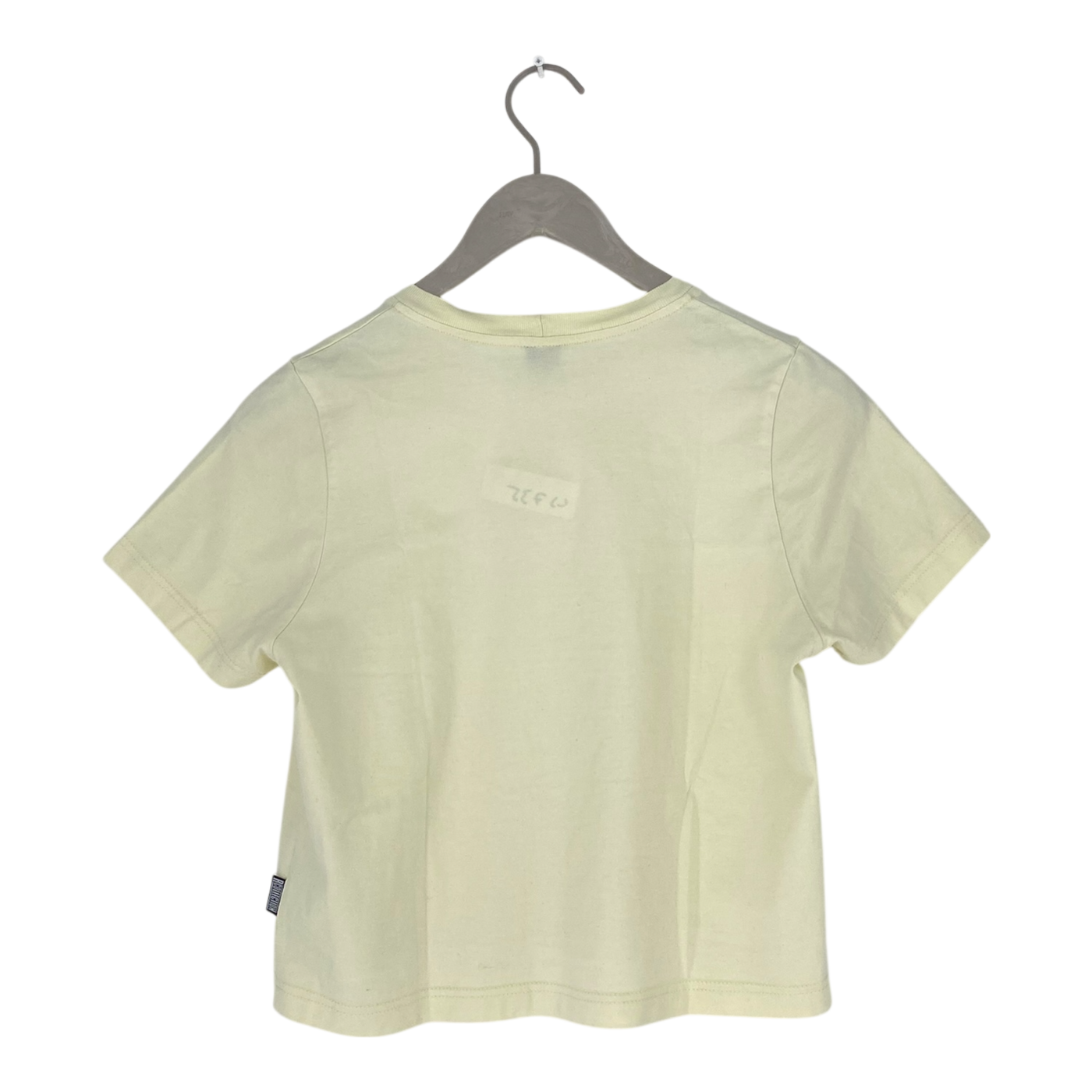 R-Collection cropped t-shirt, light yellow | woman XS