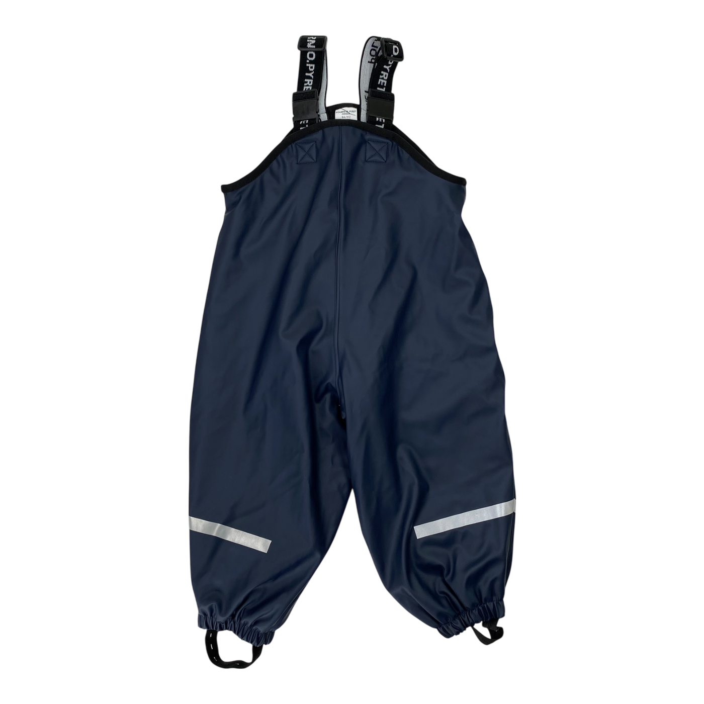 Polarn O. Pyret Rain Latzhose, Dunkelblau | 86/92 cm
