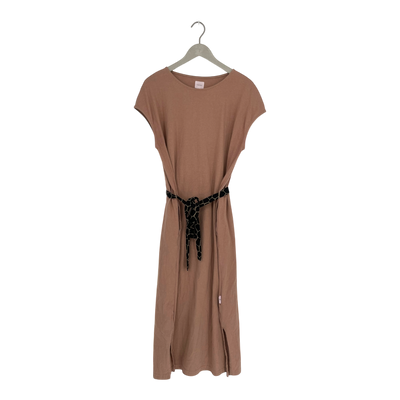 Globe Hope belted tricot dress, dusky rose | woman XL