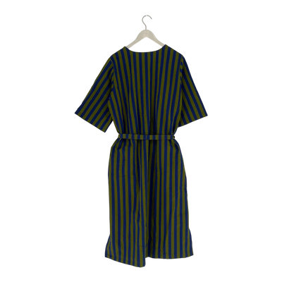 Mainio woven dress, blue/green | woman L