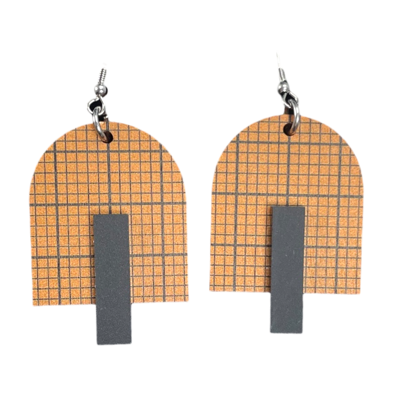 Yo Zen earrings, wooden