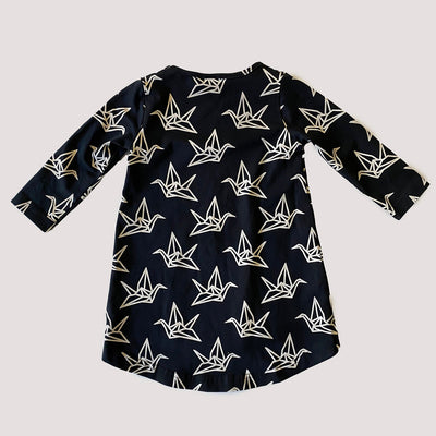 origami tunic, black/white | 68/74cm