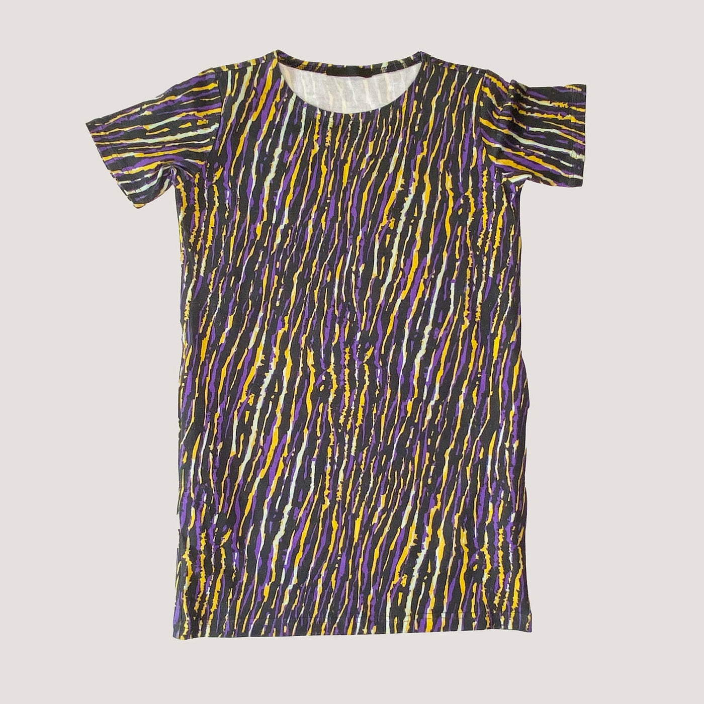 t-shirt dress, purple/yellow | 120cm
