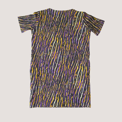 t-shirt dress, purple/yellow | 120cm