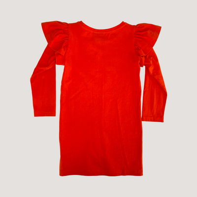 frill dress, orange | 98/104cm