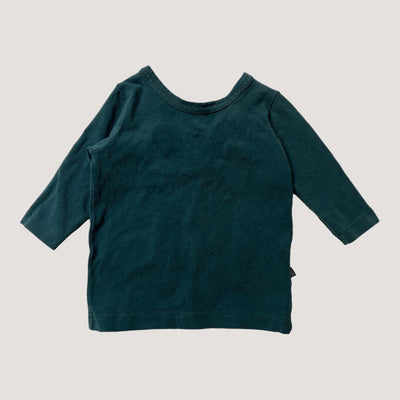 Kaiko cross shirt, green | 62/68cm