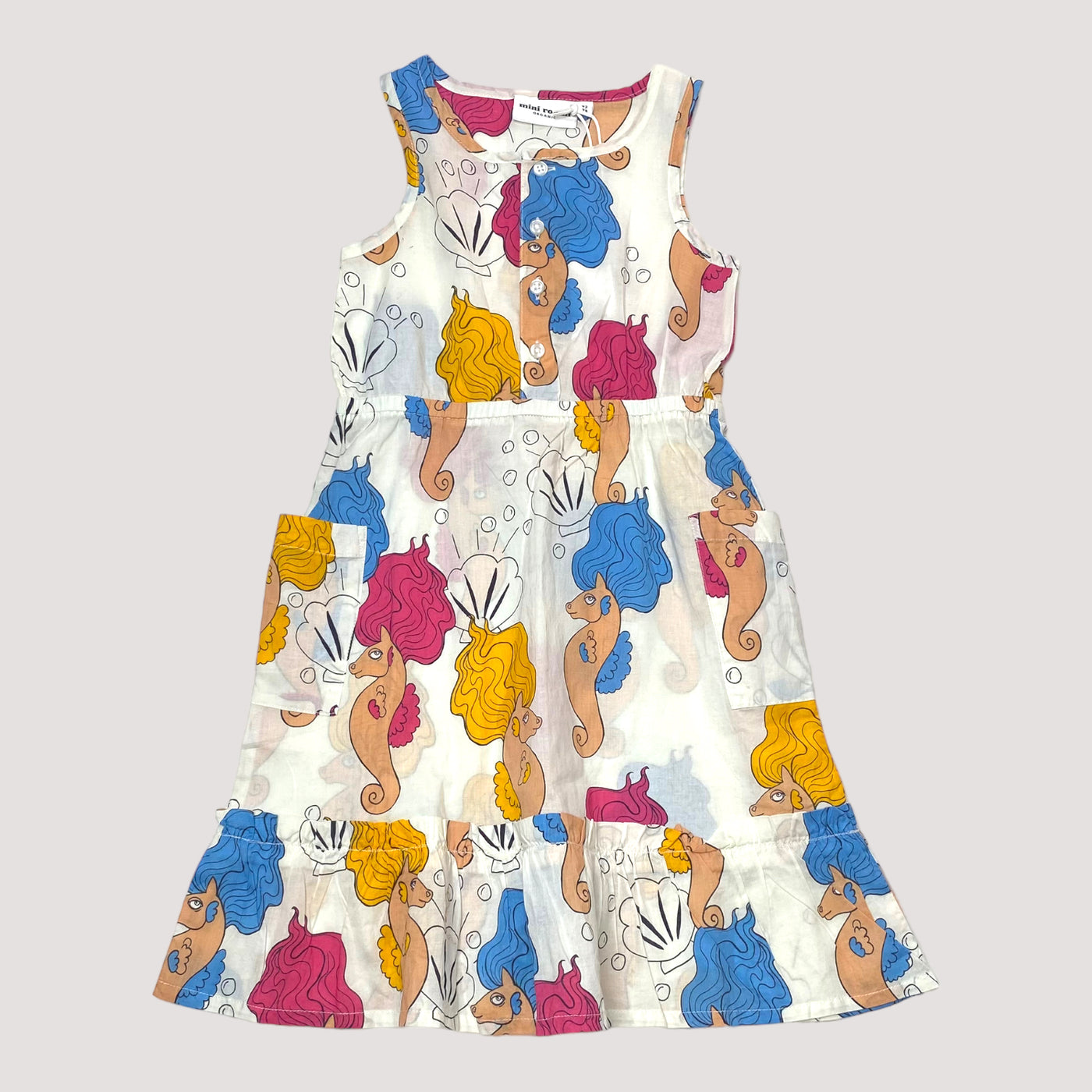 flounce dress, seahorse | 92/98cm