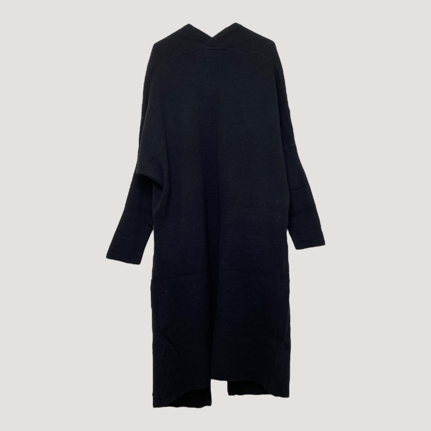 long split cardigan, black | woman XS/S