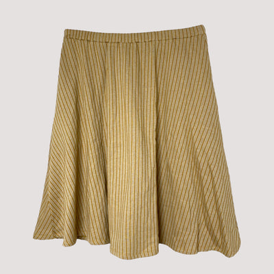 midi skirt, beige/mustard | women L