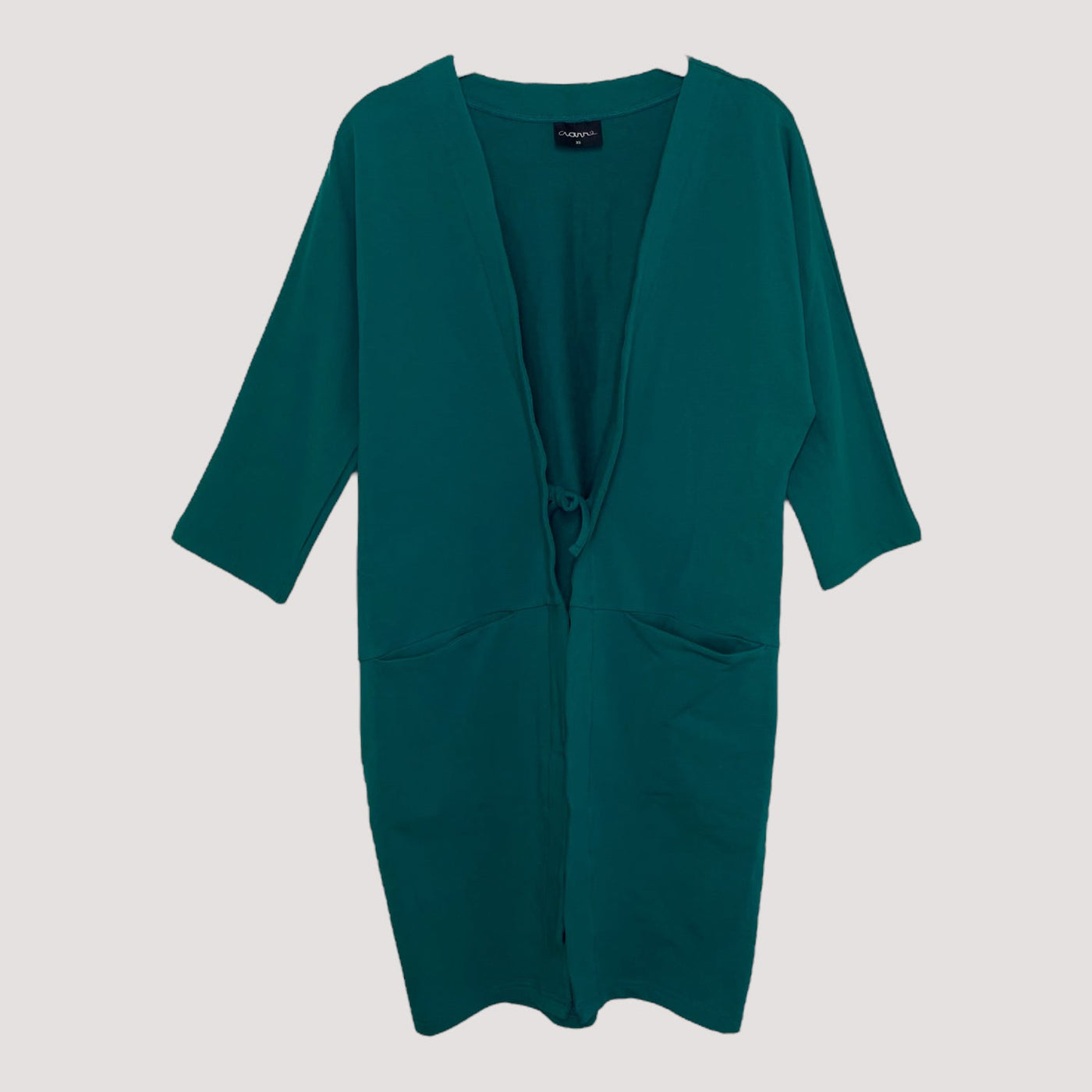 sweat cardigan, petrol | women XS
