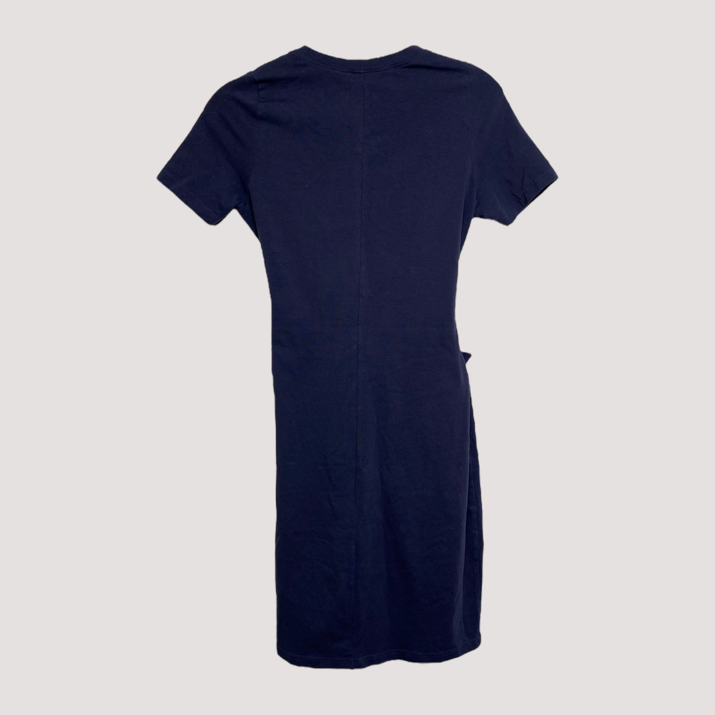 t-shirt belted dress, navy | women XS